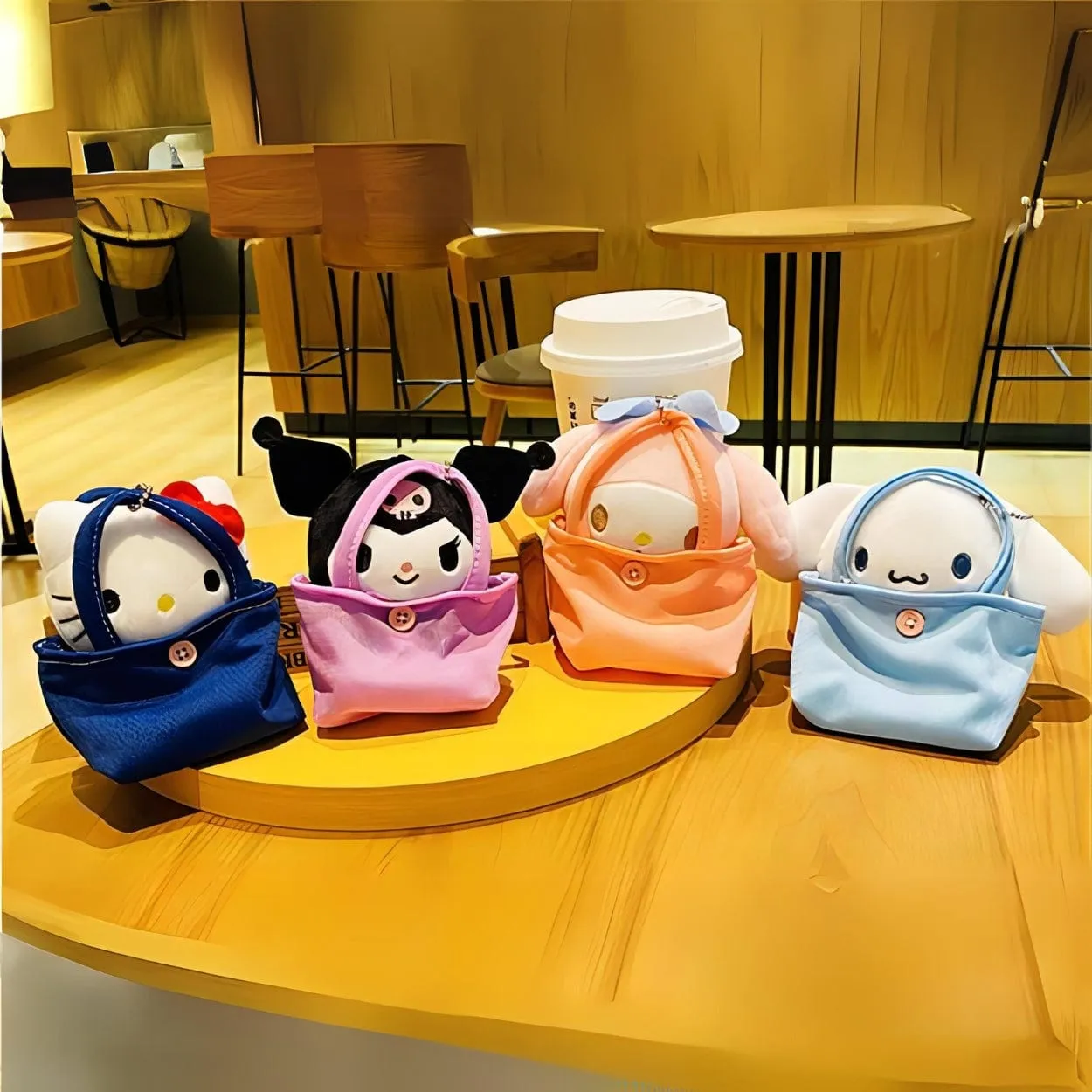 Sanrio Mini Handbag Plush Toy Keychain