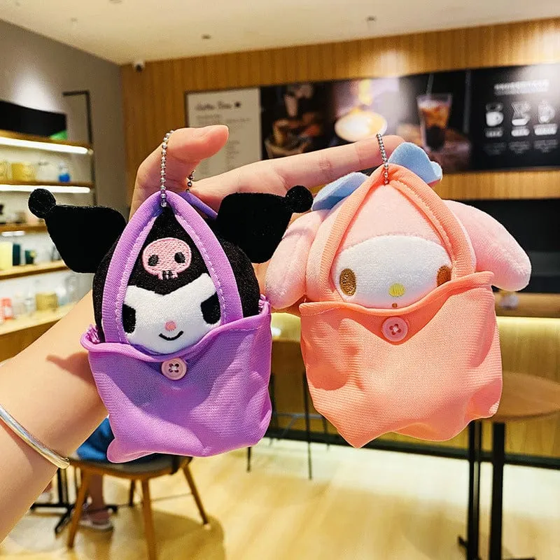 Sanrio Mini Handbag Plush Toy Keychain