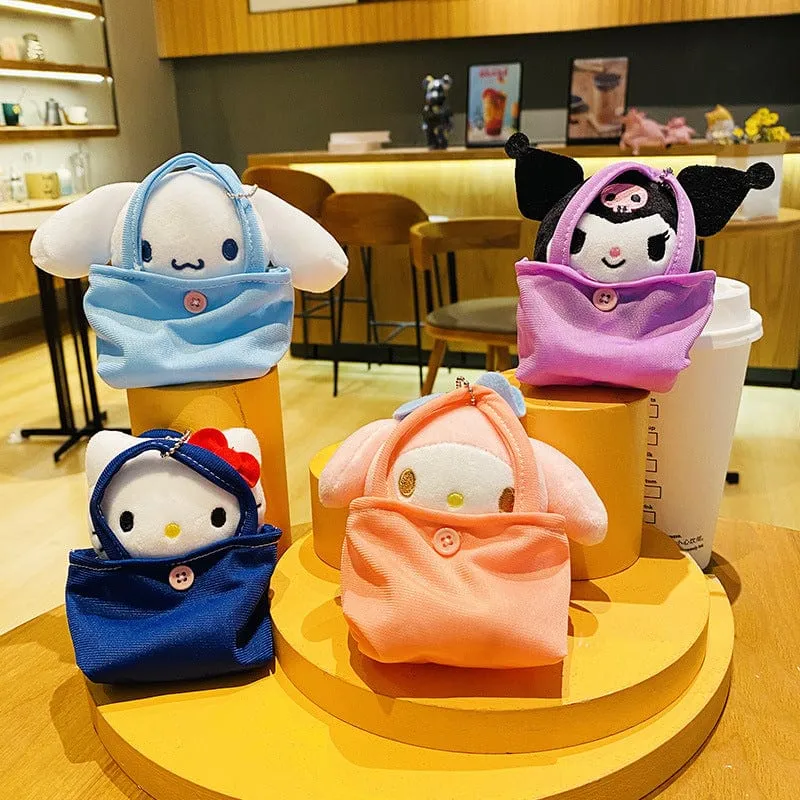 Sanrio Mini Handbag Plush Toy Keychain