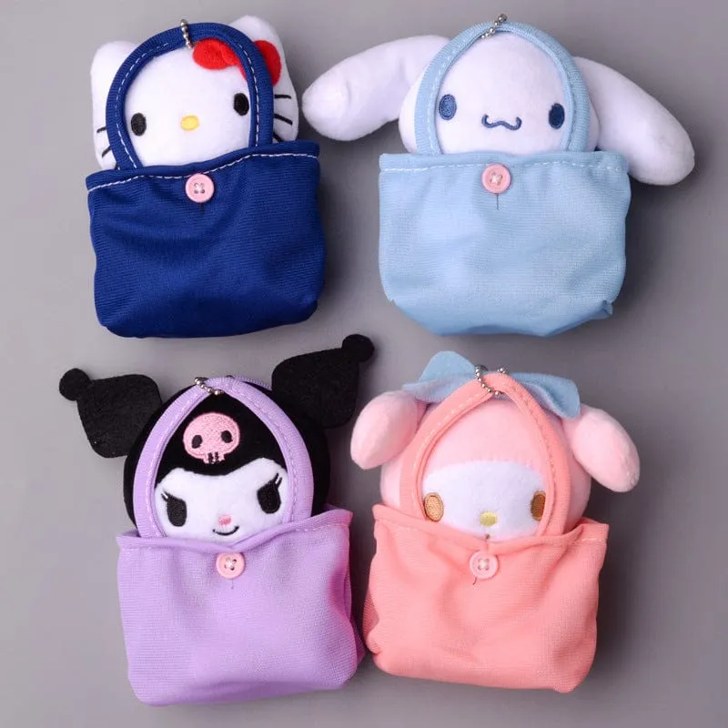 Sanrio Mini Handbag Plush Toy Keychain