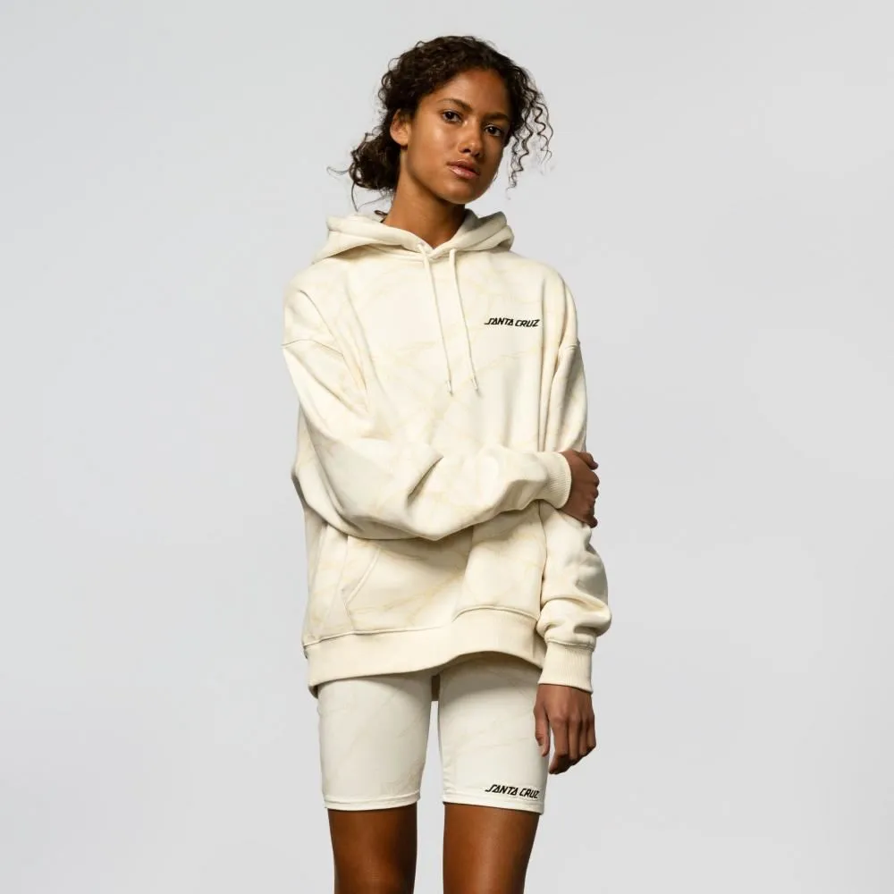 Santa Cruz Womens Hood Strip Wired - Off White