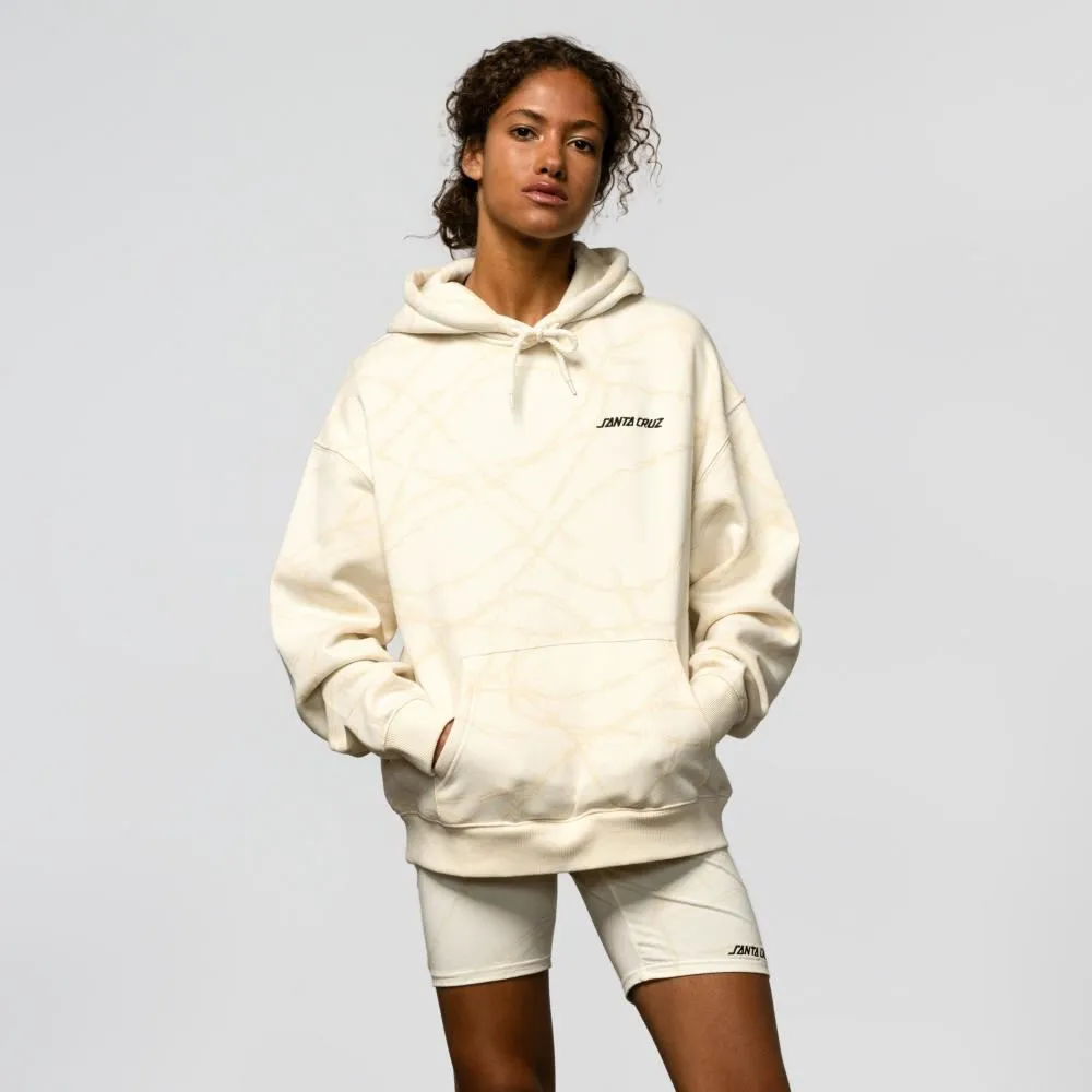 Santa Cruz Womens Hood Strip Wired - Off White