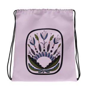 Scandinavian Folkart - Drawstring Bag