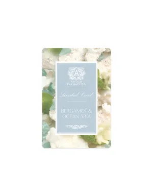 Scented Card - Bergamot & Ocean Aria