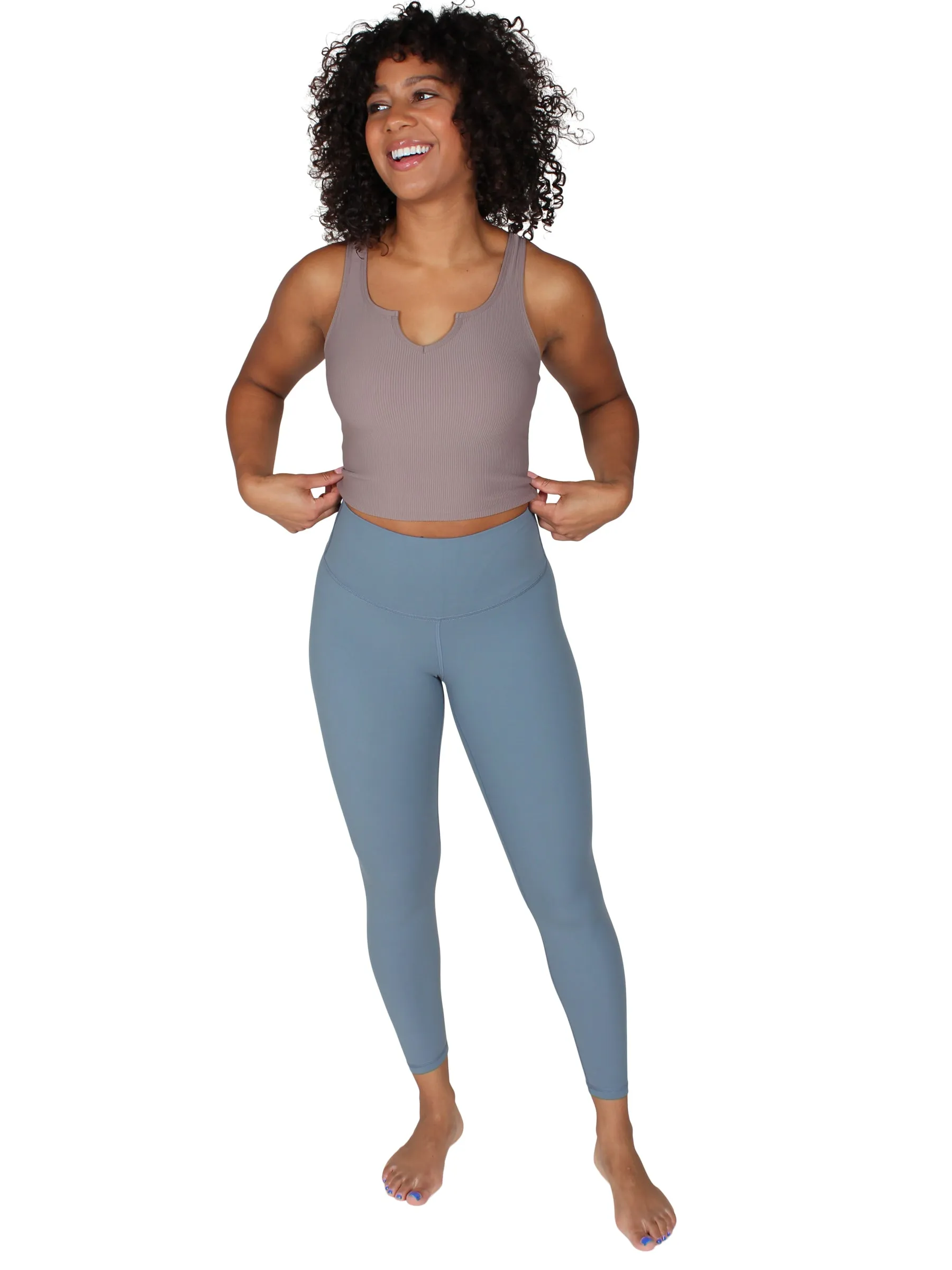 Shaper Yoga Tights - Lake Blue
