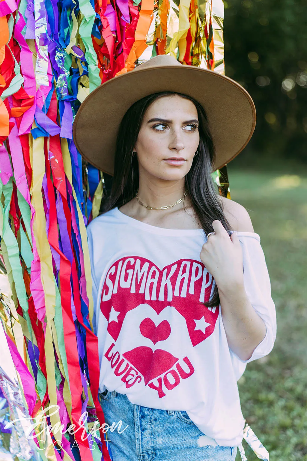 Sigma Kappa Loves You Slouchy Tee