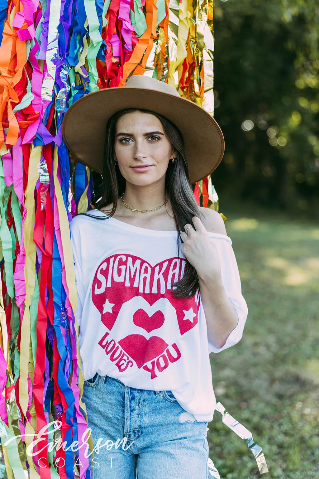 Sigma Kappa Loves You Slouchy Tee
