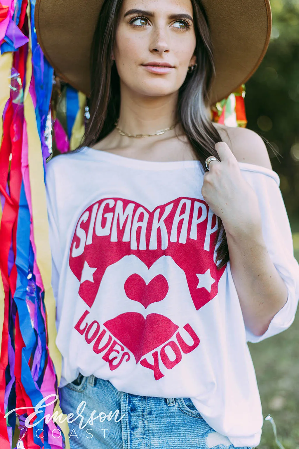 Sigma Kappa Loves You Slouchy Tee