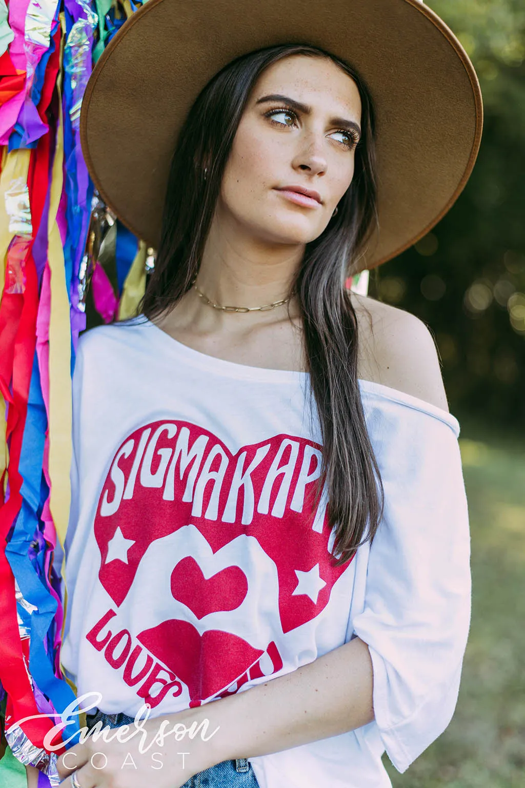 Sigma Kappa Loves You Slouchy Tee