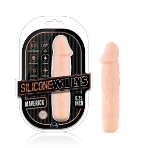 Silicone Willy's - Maverick - 6.25 Inch Vibrating Dildo - Vanilla