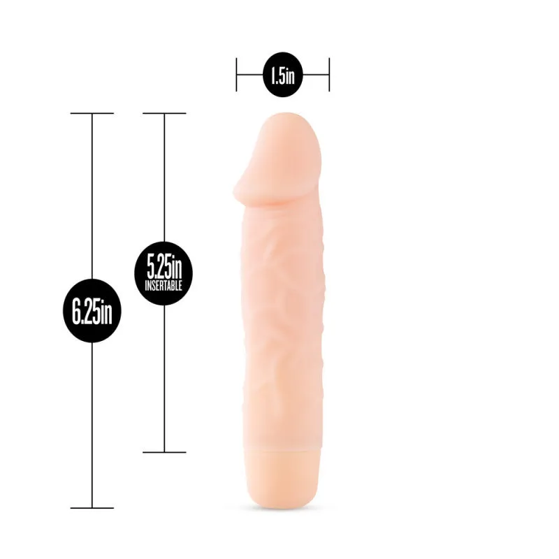 Silicone Willy's - Maverick - 6.25 Inch Vibrating Dildo - Vanilla