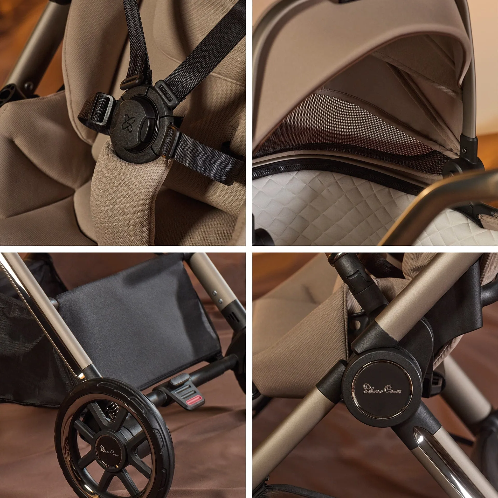Silver Cross Reef 2 Special Edition Cybex Travel System in Frappe