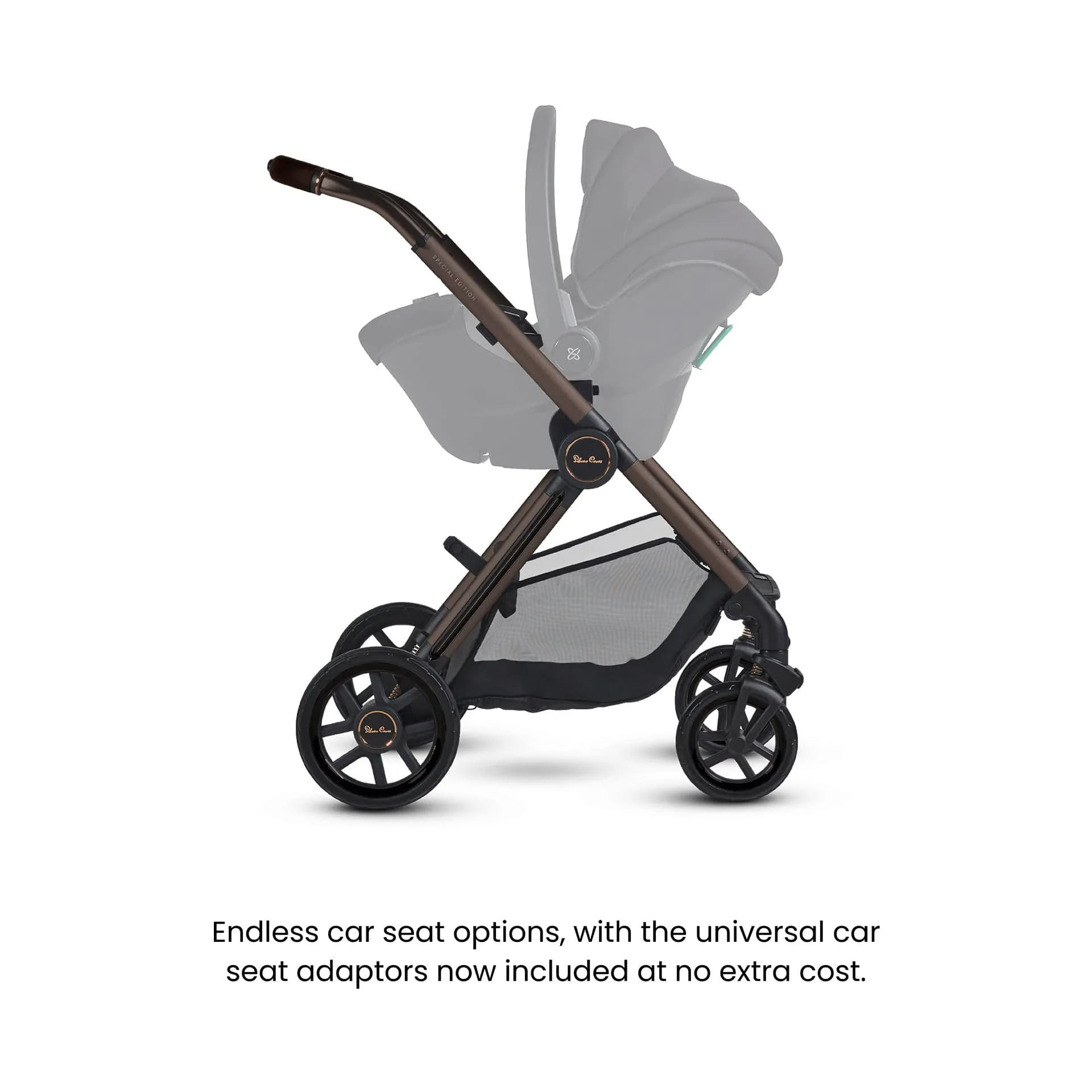 Silver Cross Reef 2 Special Edition Cybex Travel System in Ganache