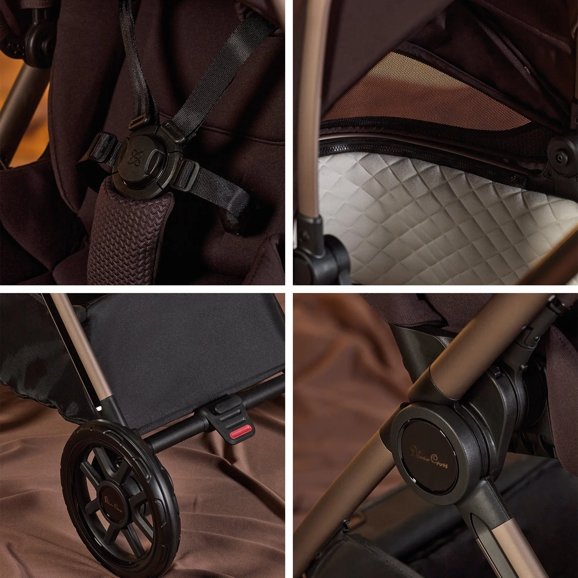 Silver Cross Reef 2 Special Edition Cybex Travel System in Ganache