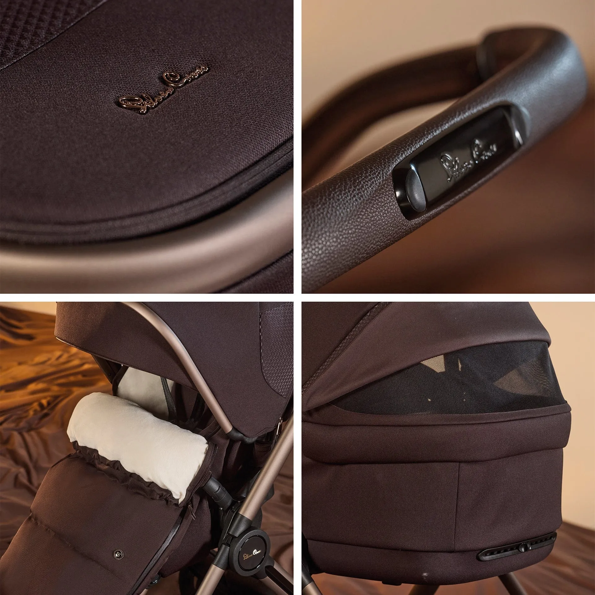Silver Cross Reef 2 Special Edition Cybex Travel System in Ganache