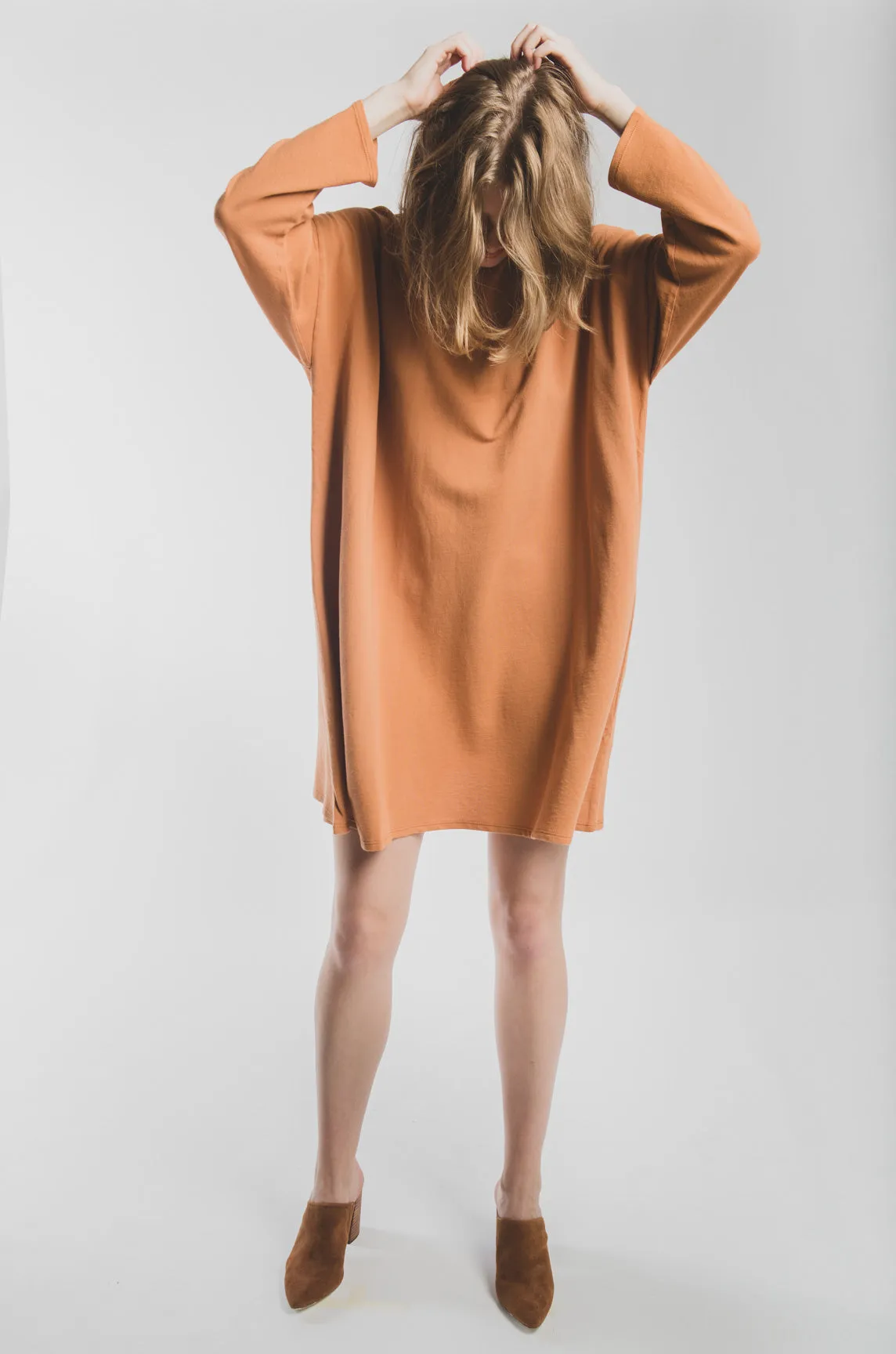 Simona terry tunic dress