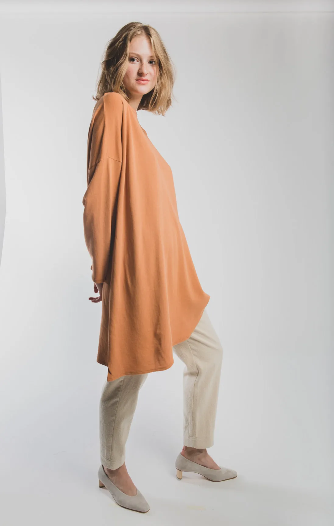 Simona terry tunic dress