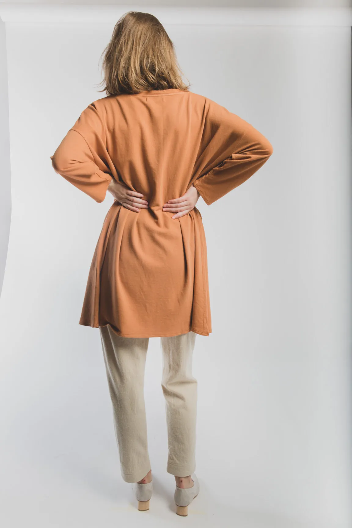 Simona terry tunic dress