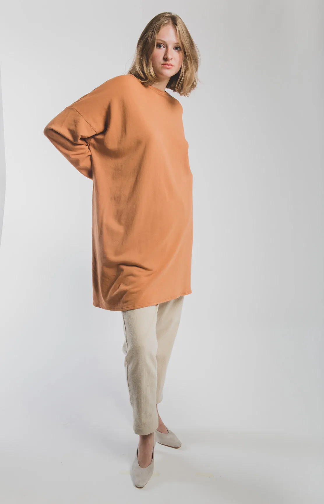 Simona terry tunic dress