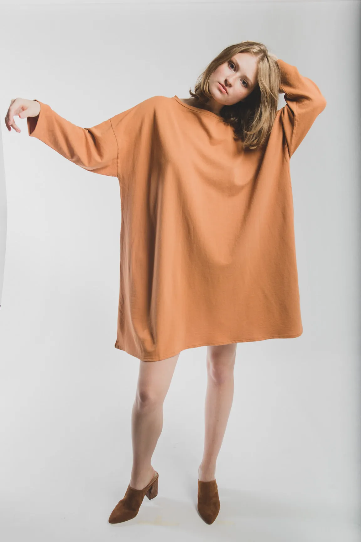 Simona terry tunic dress