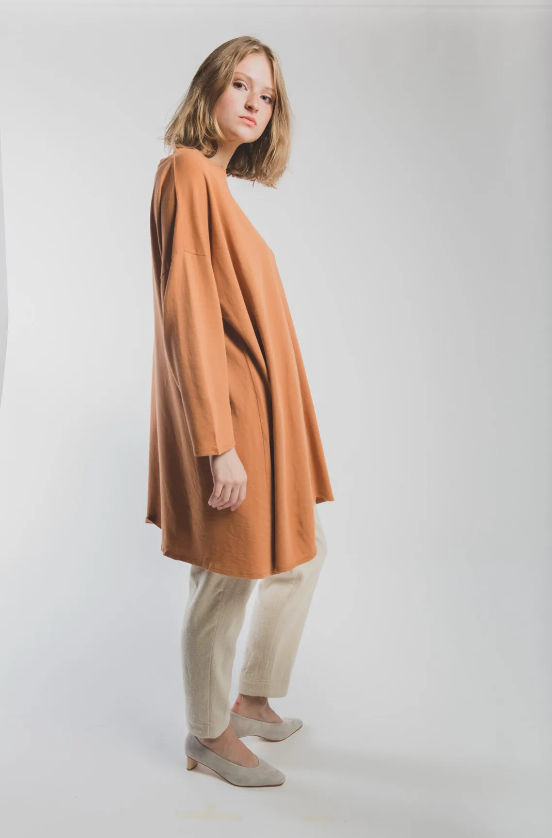 Simona terry tunic dress