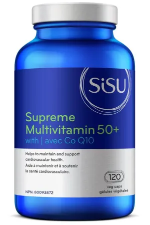 Sisu Supreme Multivitamin 50 , 120 Veg Capsules