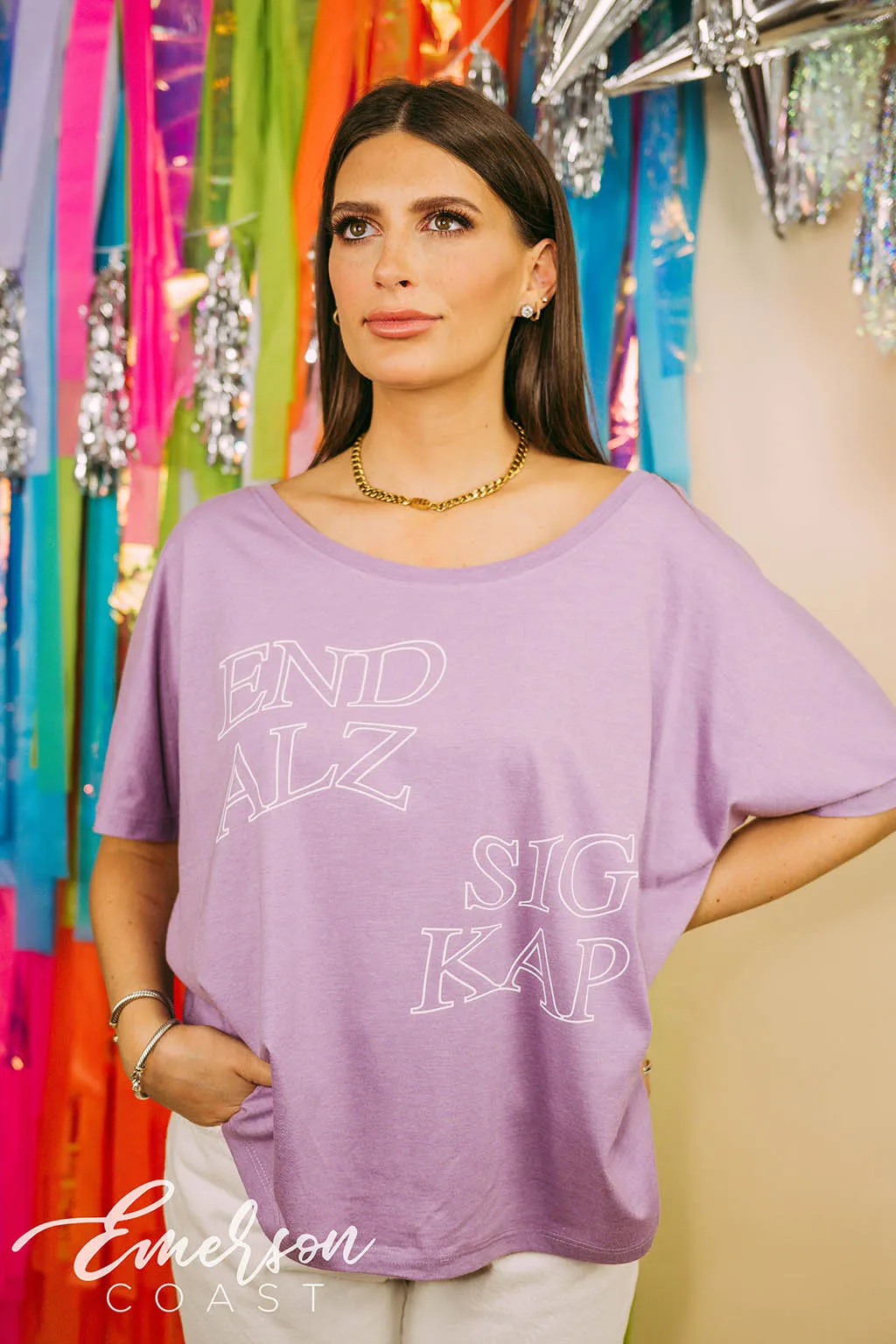 SK End Alz Wavy Tee
