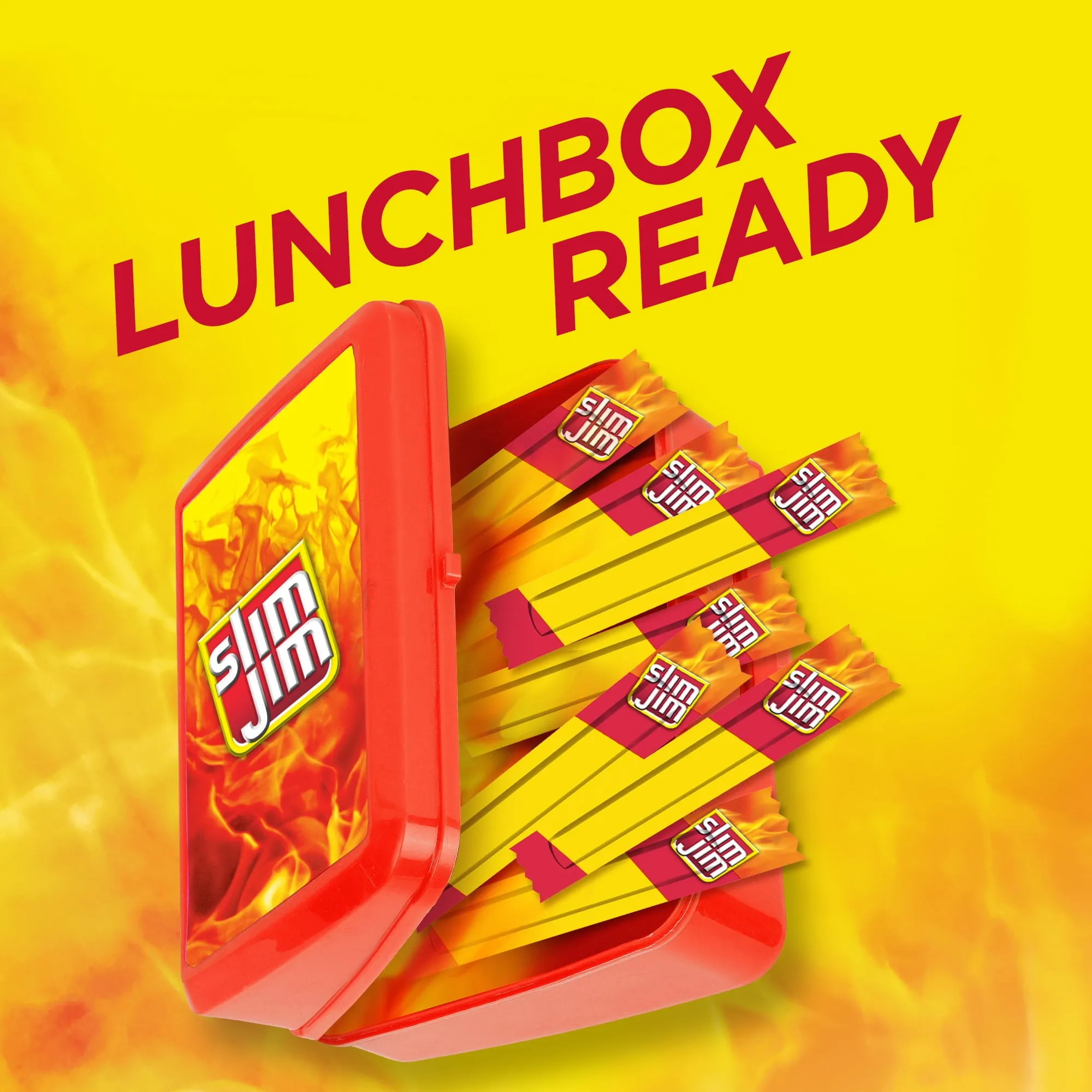 Slim Jim Snack-Sized Smoked Meat Stick, Original Flavor 0.28 Oz, 46 Count Best..