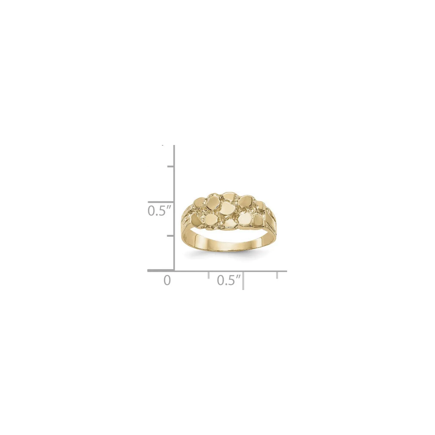 Slim Nugget Ring (14K)