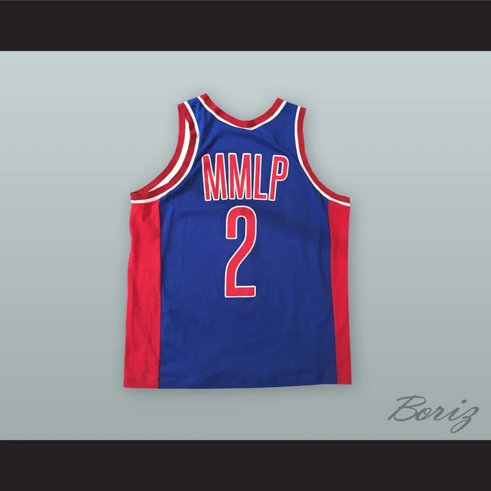 Slim Shady 2 MMLP Blue Basketball Jersey