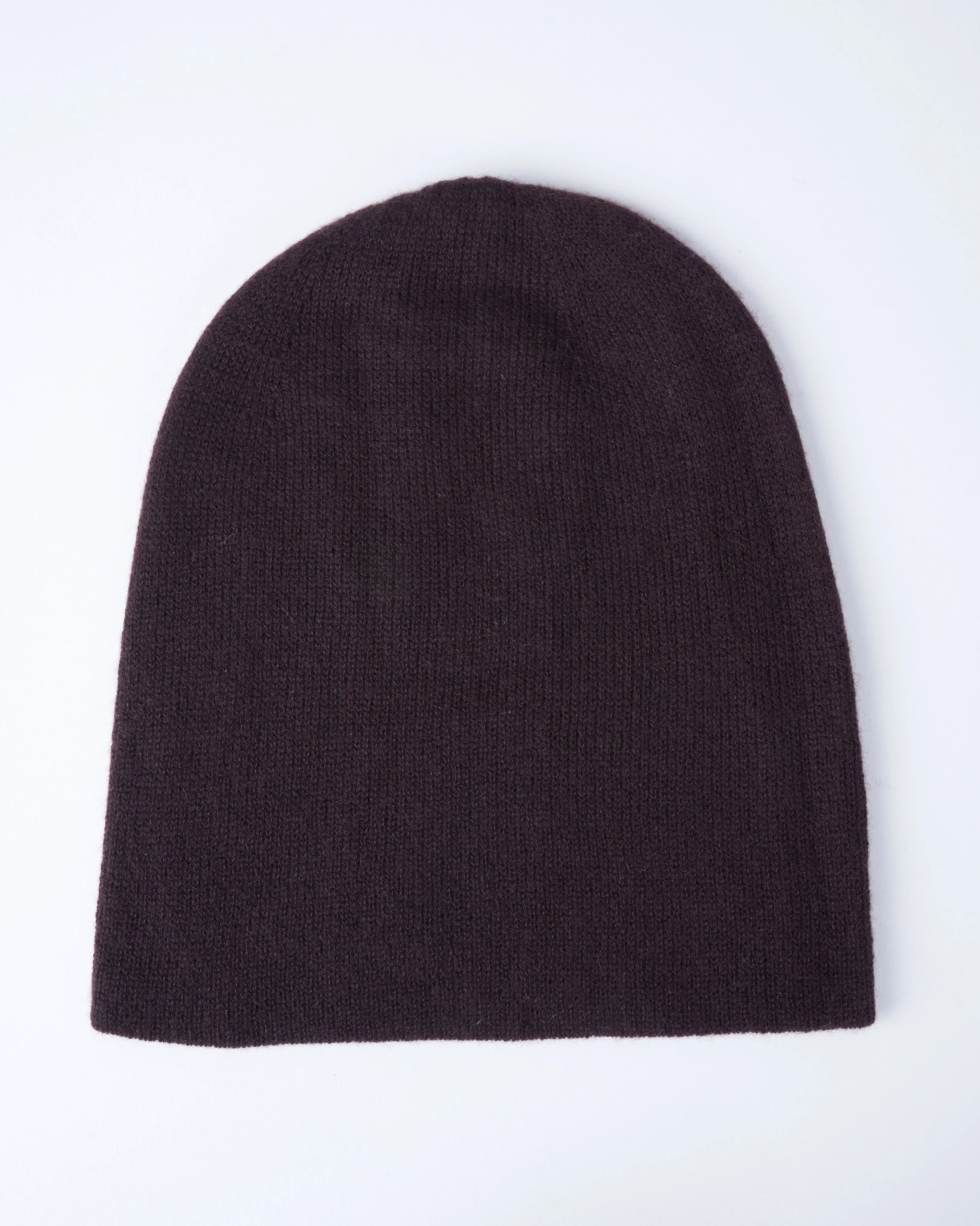 slouchy beanie - currant