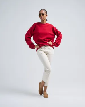 slouchy crewneck