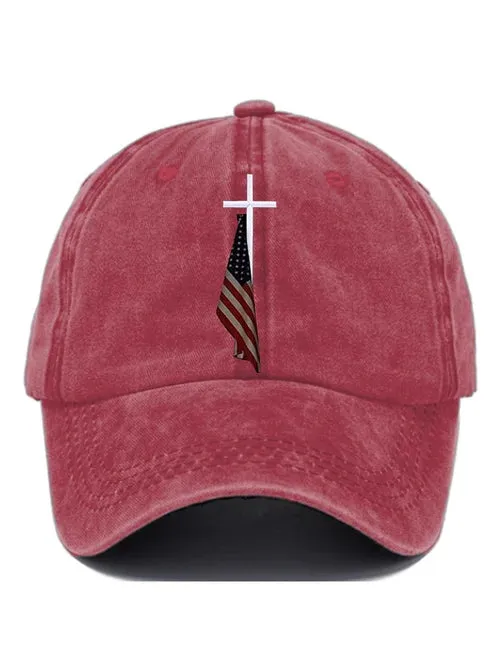 Slouchy Print Baseball Cap