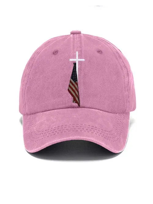 Slouchy Print Baseball Cap