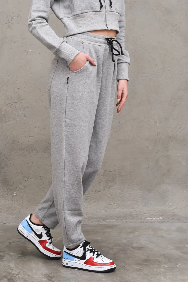 Slouchy Sweatpant - Grey Heather