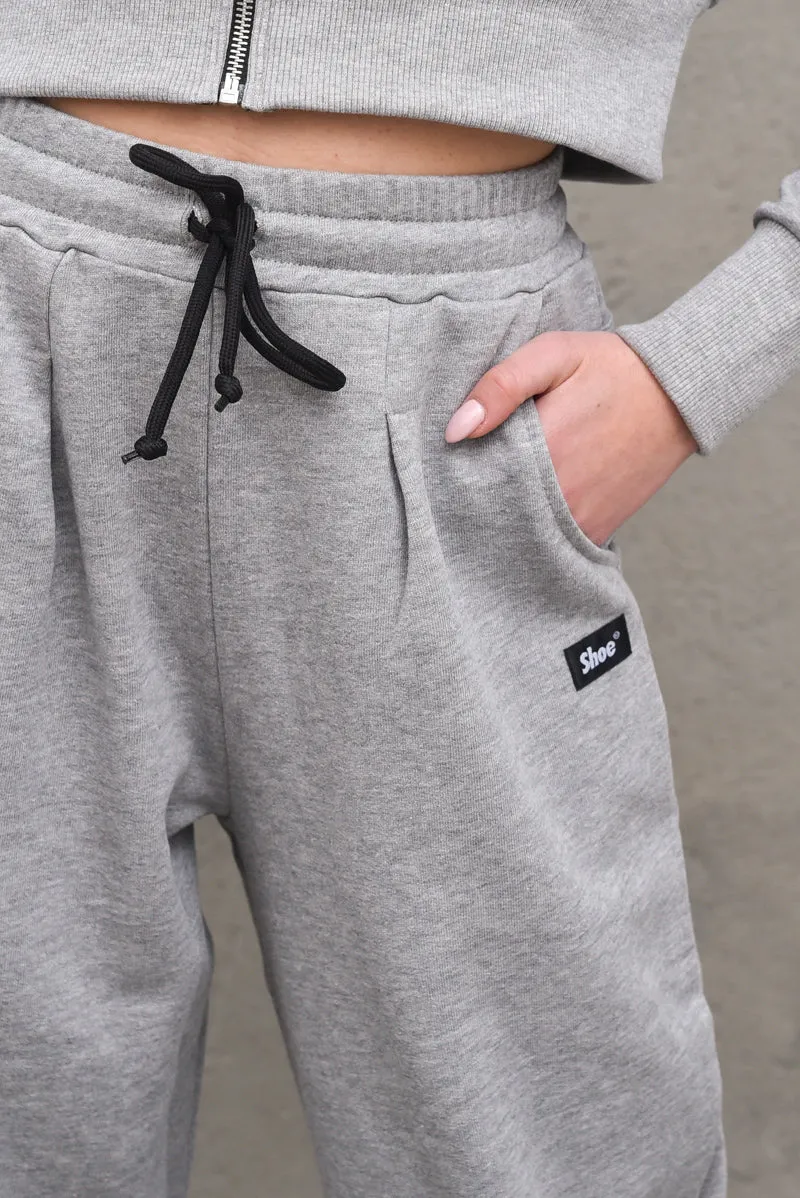 Slouchy Sweatpant - Grey Heather