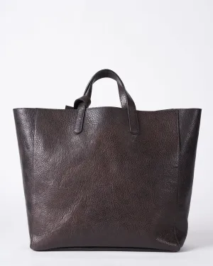 slouchy tote - graphite ovino