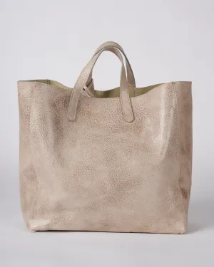 slouchy tote - stone ovino
