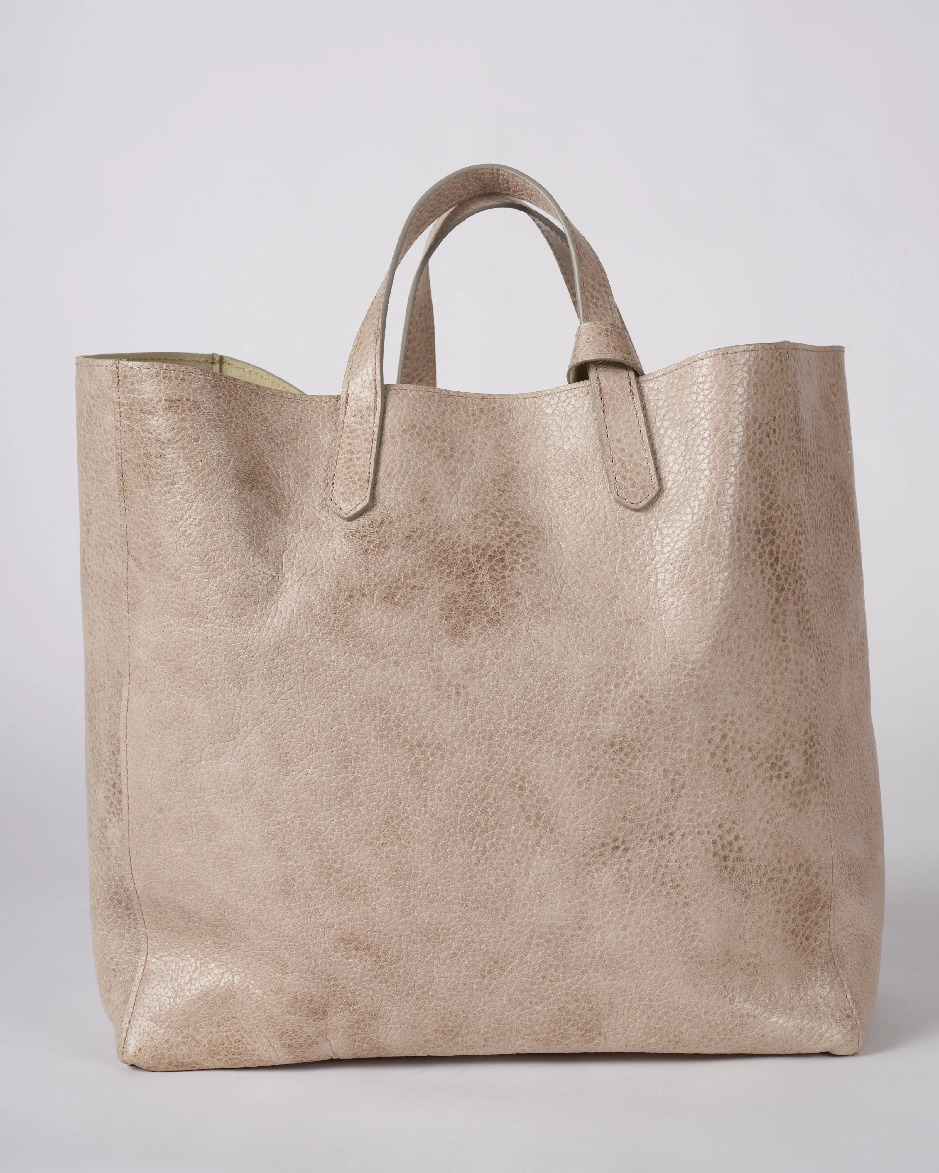 slouchy tote - stone ovino