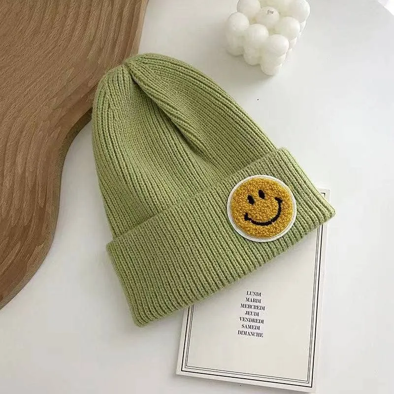 Smiley Knit Beanie