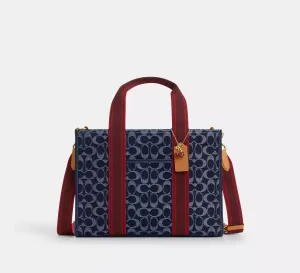 Smith Tote Bag In Signature Denim