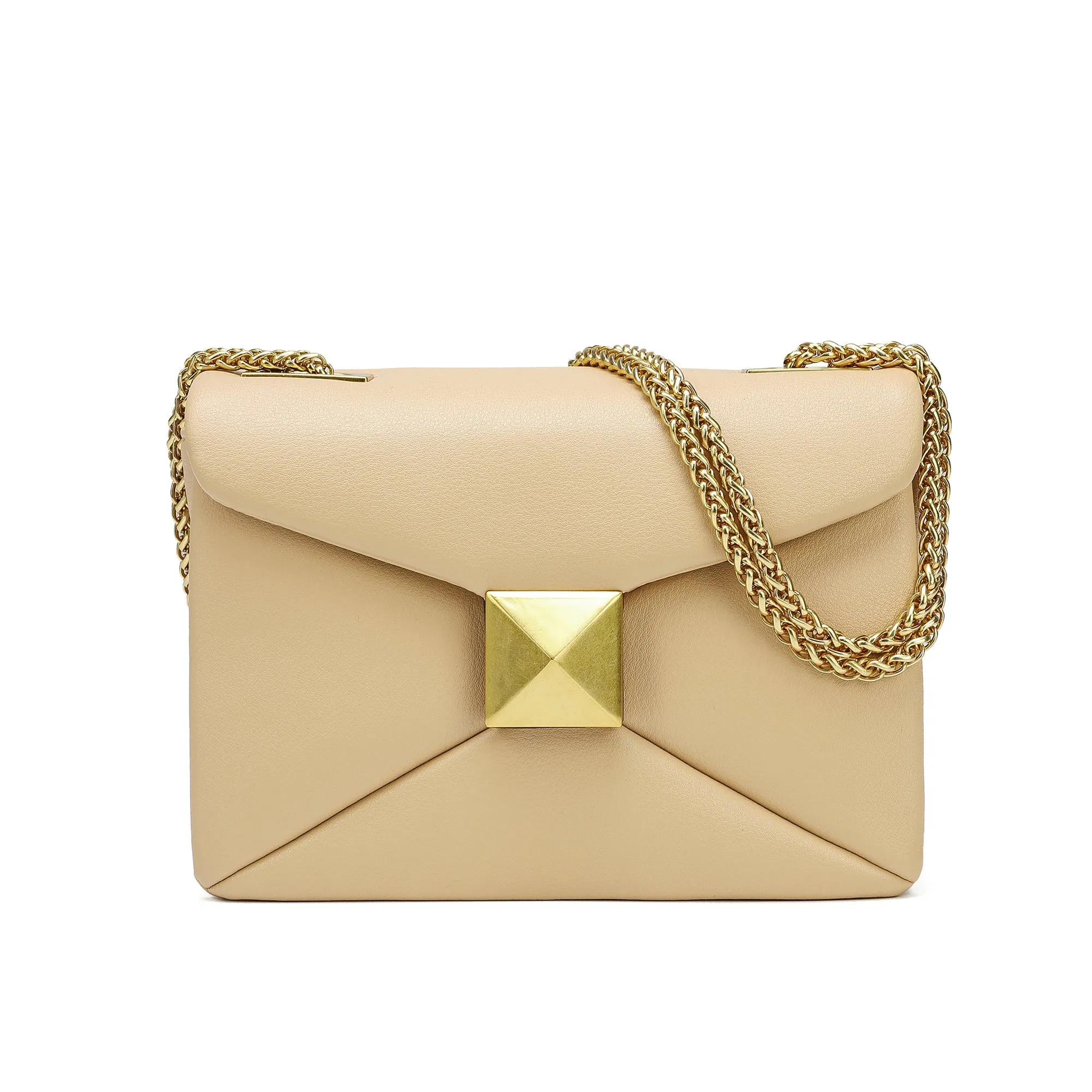 Smooth Nappa Leather Shoulder Bag