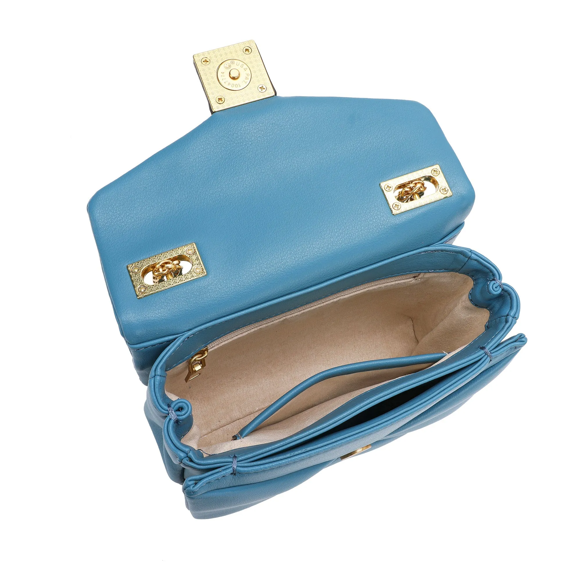 Smooth Nappa Leather Shoulder Bag