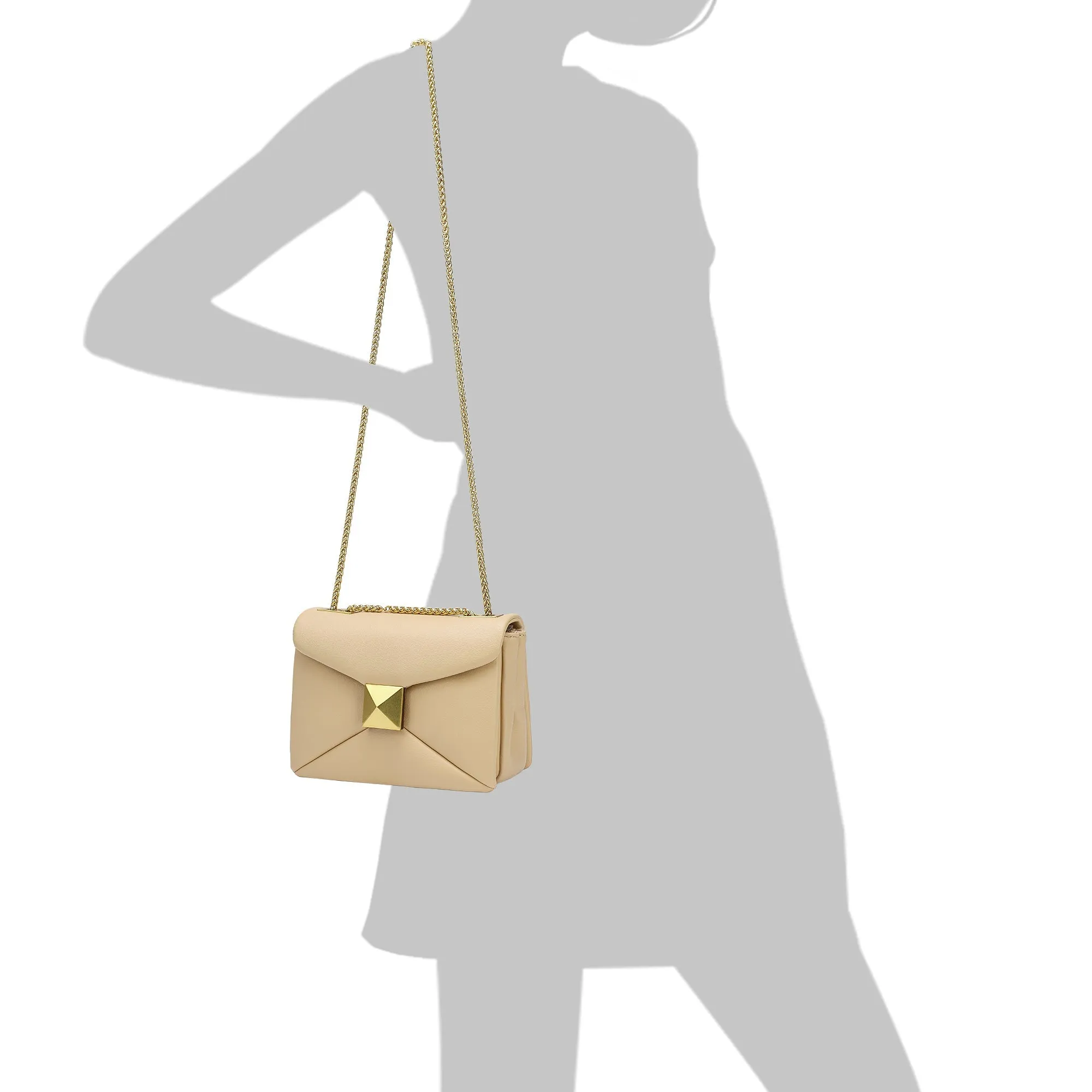 Smooth Nappa Leather Shoulder Bag