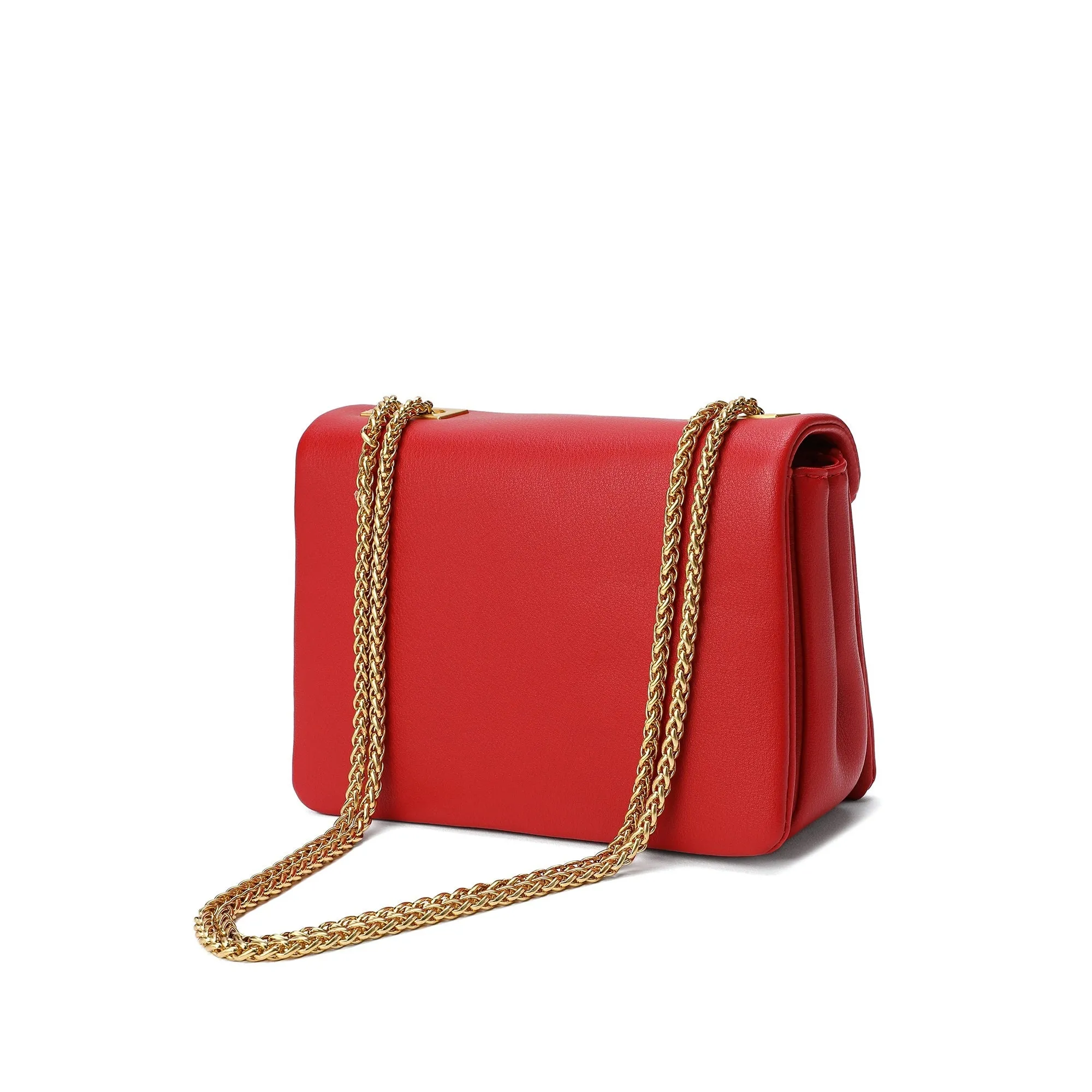 Smooth Nappa Leather Shoulder Bag