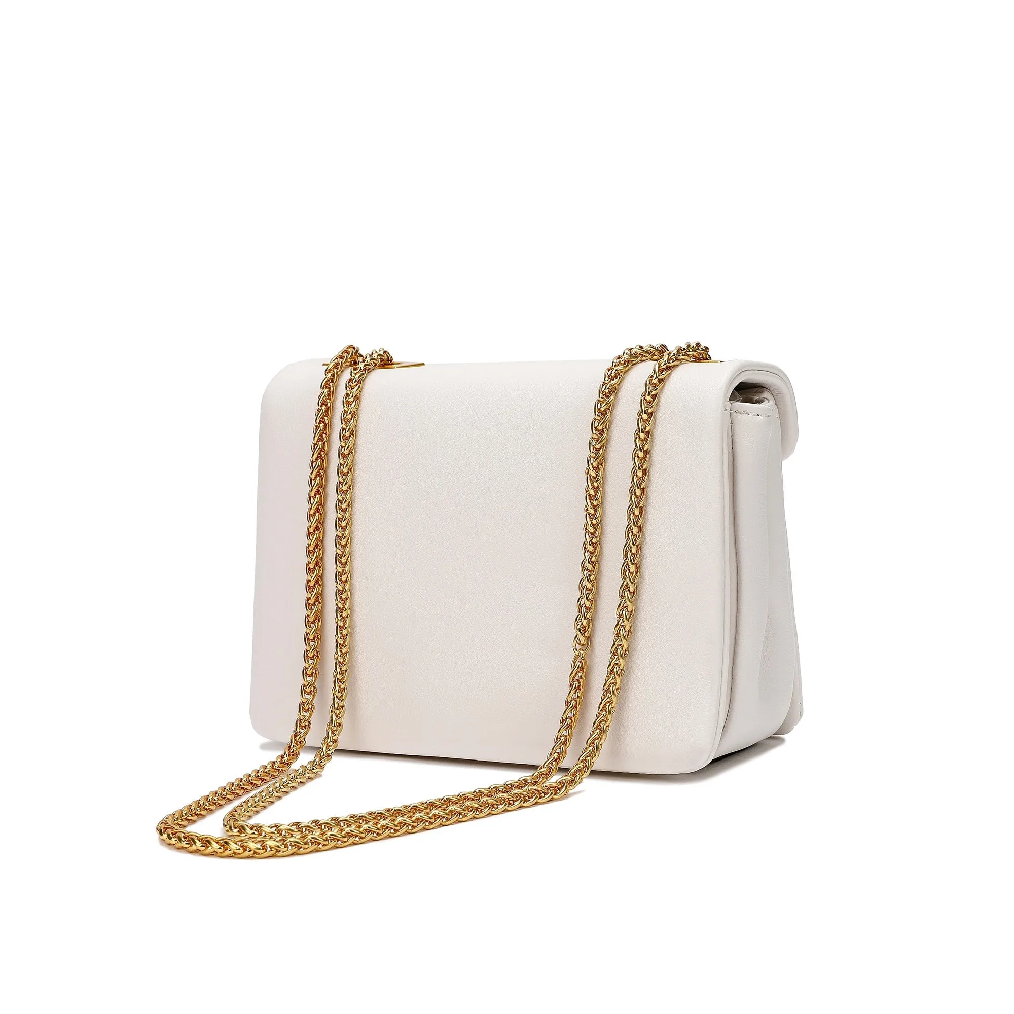 Smooth Nappa Leather Shoulder Bag