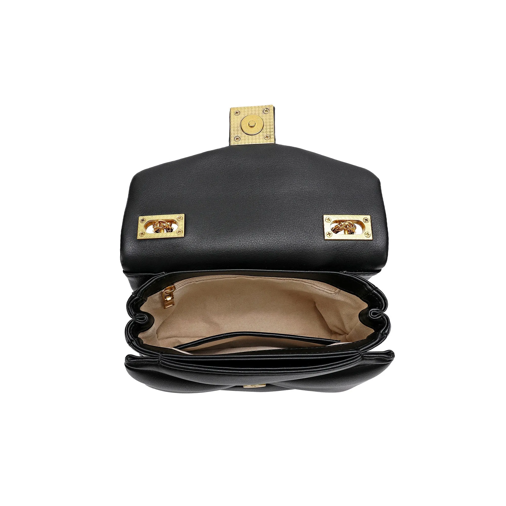 Smooth Nappa Leather Shoulder Bag