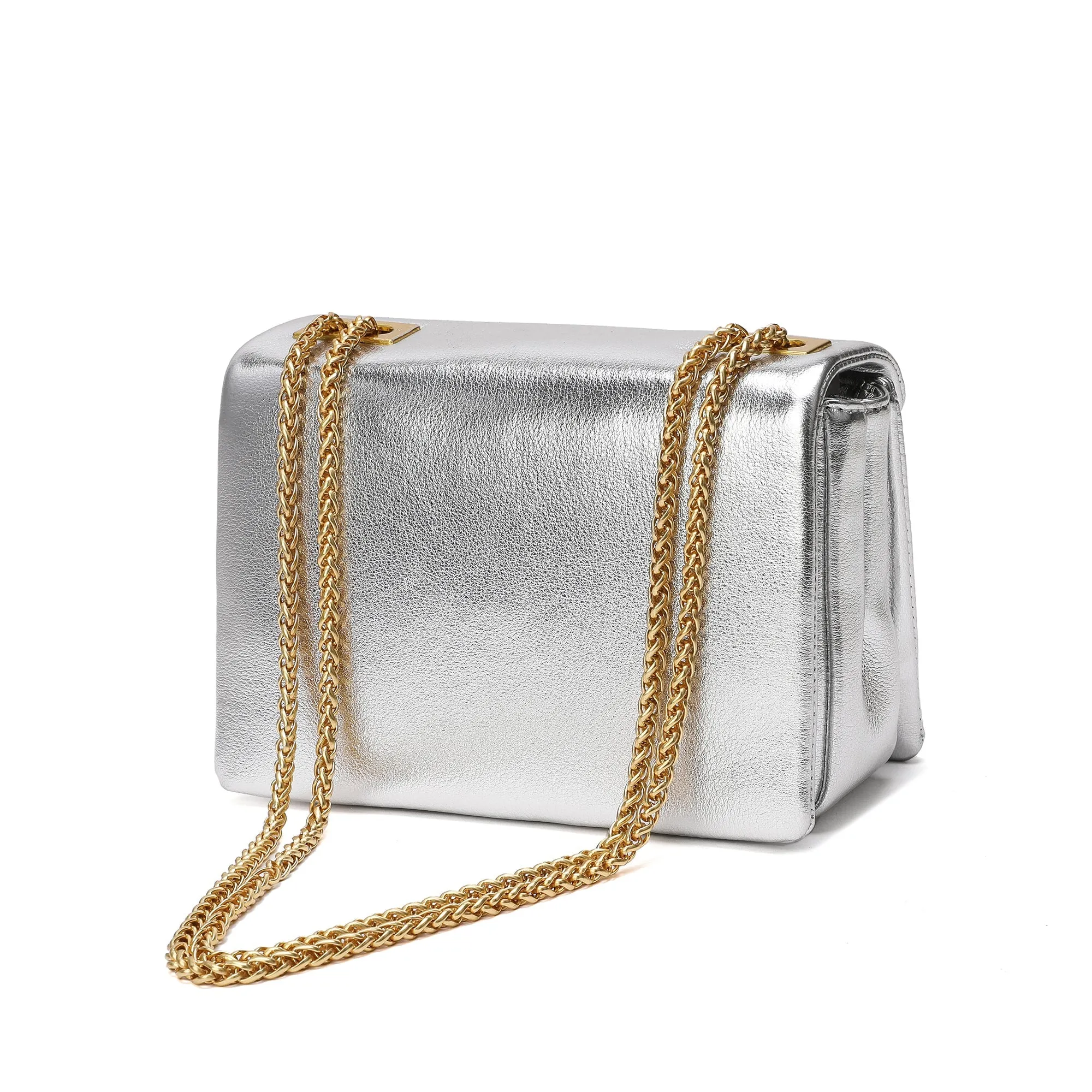 Smooth Nappa Leather Shoulder Bag