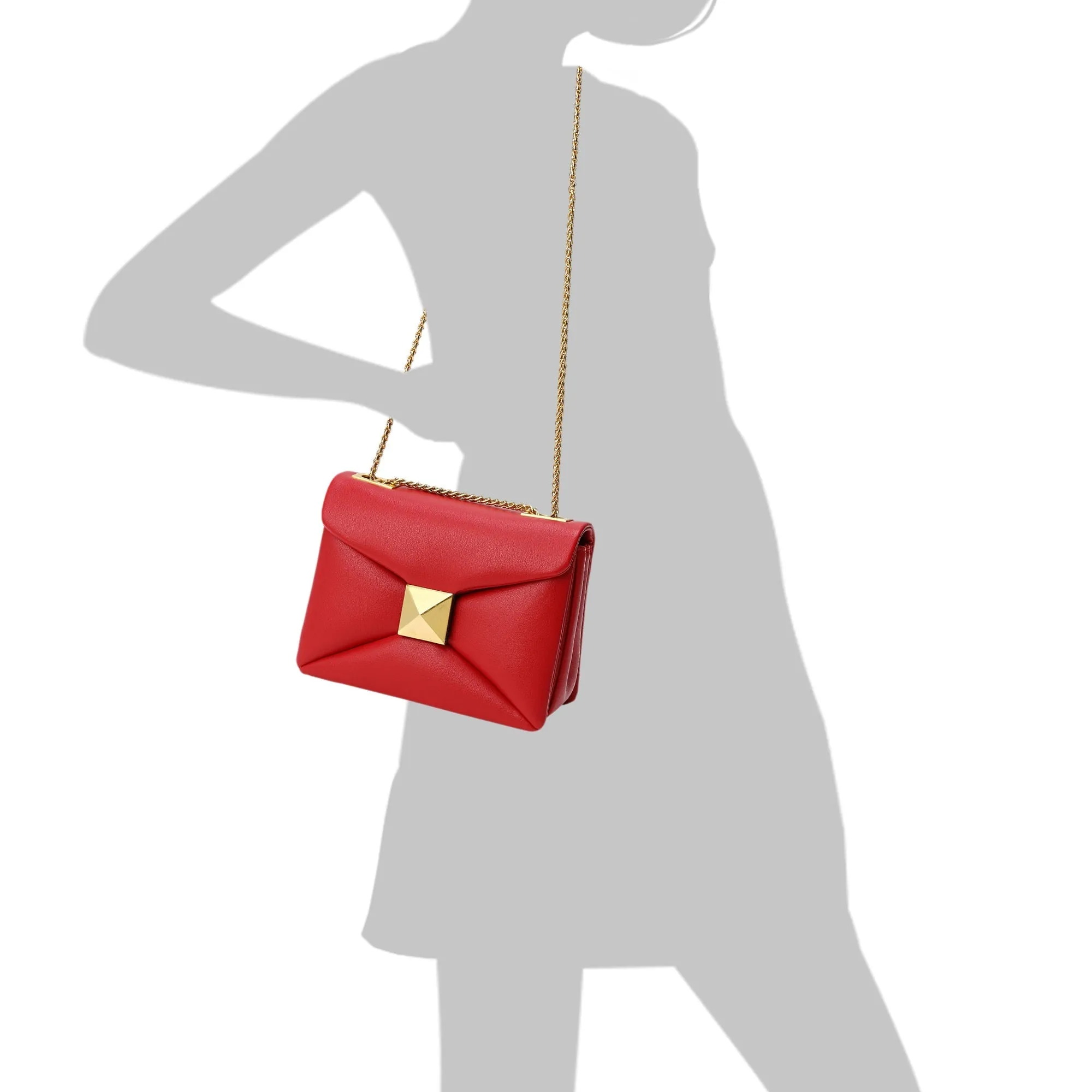 Smooth Nappa Leather Shoulder Bag