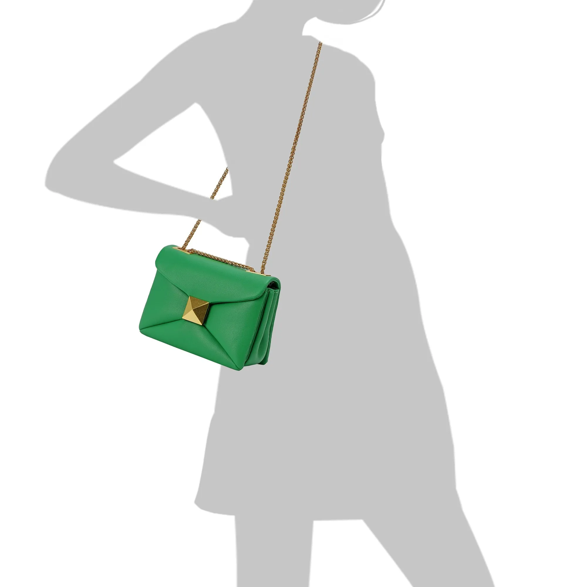 Smooth Nappa Leather Shoulder Bag